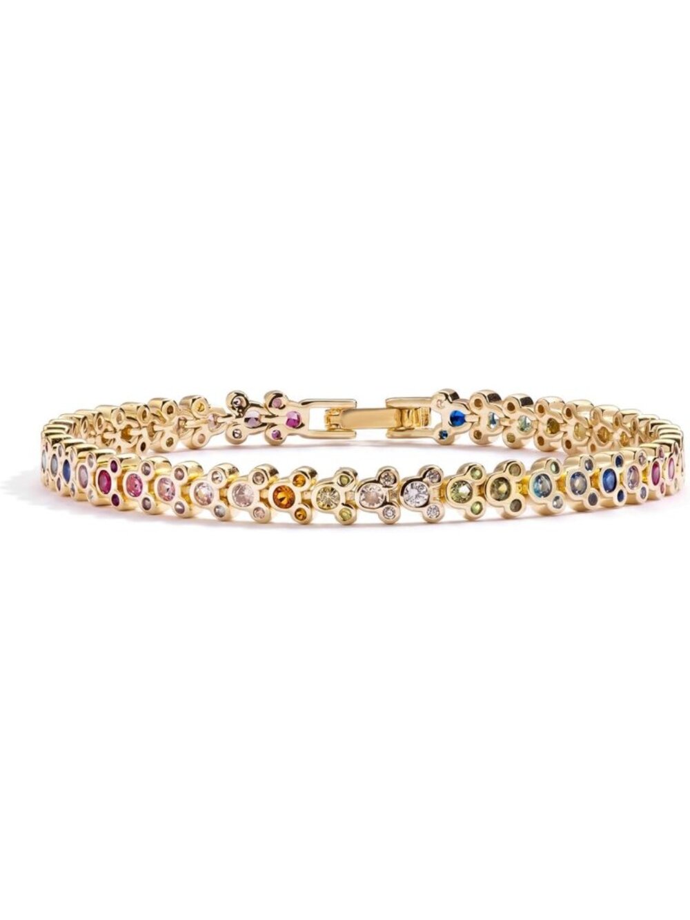 Elegant 14K Gold Filled Tennis Bracelet for Women - Dazzling Sparkle & Shine
